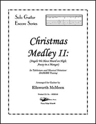 Christmas Medley II: Angels We Have Heard on High; Away in a Manger (Dropped D Tuning) Guitar and Fretted sheet music cover Thumbnail